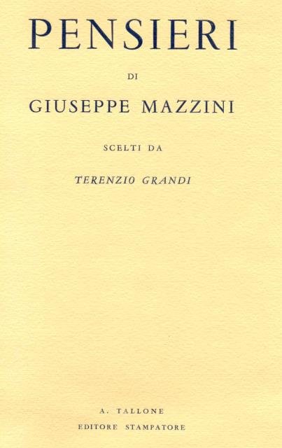 PENSIERI. Scelti da Terenzio Grandi. | Immagine principale