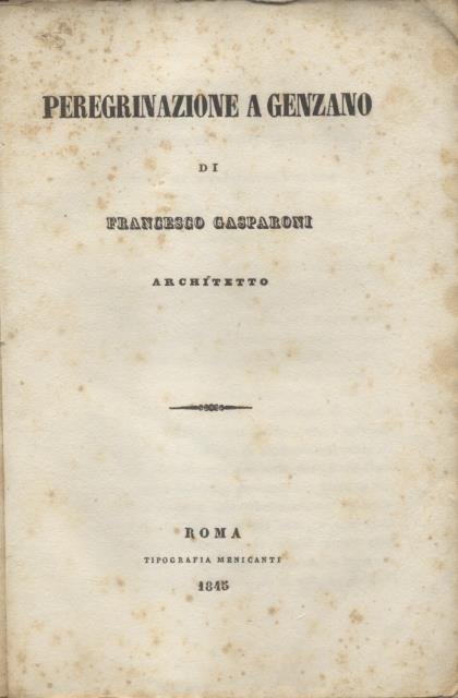 PEREGRINAZIONE A GENZANO.