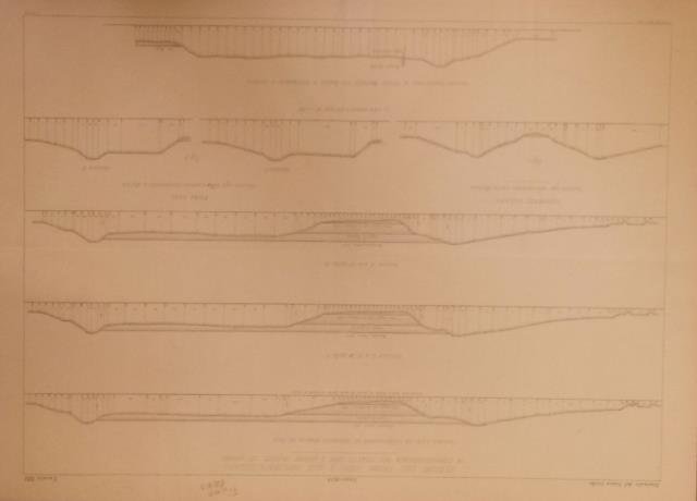 PLANIMETRIA COMPARATIVA DEL DELTA DEL RENO. Tre Tavole illustrative tratte …