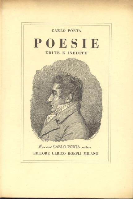 POESIE EDITE E INEDITE.