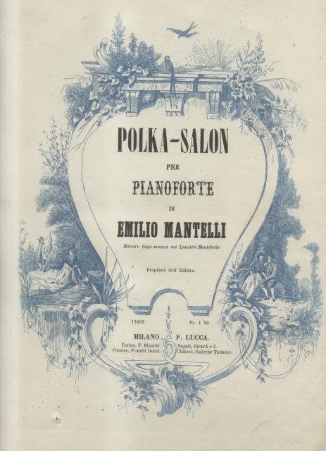 POLKA - SALON. Riduzione per Pianoforte (Pl.n°13453). | Immagine principale