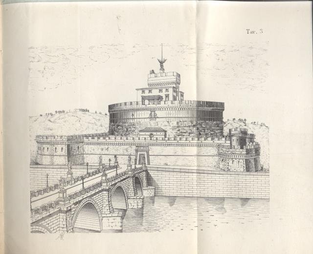 PROGETTO DI SISTEMAZIONE DEI DINTORNI DI CASTEL S.ANGELO DI ROMA.