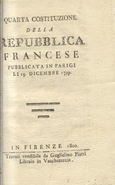 QUARTA COSTITUZIONE DELLA REPUBBLICA FRANCESE. Pubblicata in Parigi lì 15 …