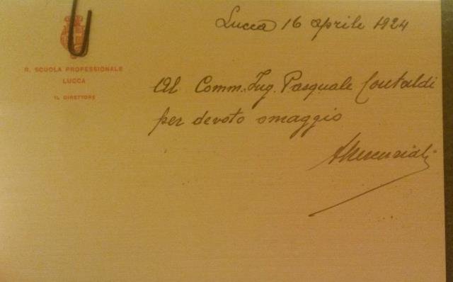 R.SCUOLA PROFESSIONALE DI LUCCA. Album fotografico originale a cura del …