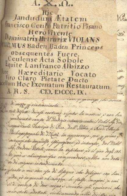 Raccolta di quattro manoscritti giuridici ottocenteschi pisani.