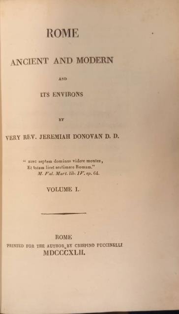 ROME ANCIENT AND MODERN AND ITS ENVIRONS. 1842-1844.