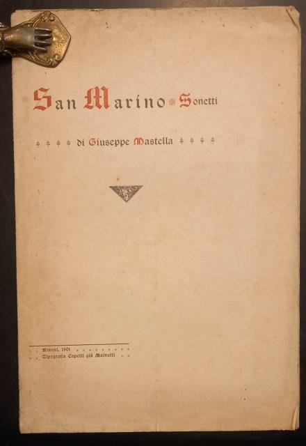 SAN MARINO. SONETTI.