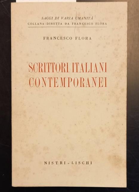 SCRITTORI ITALIANI CONTEMPORANEI.