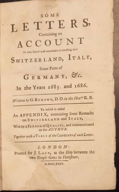 SOME LETTERS CONTAINING AN ACCOUNT OF WHAT SEEM'D MOST REMARKABLE …