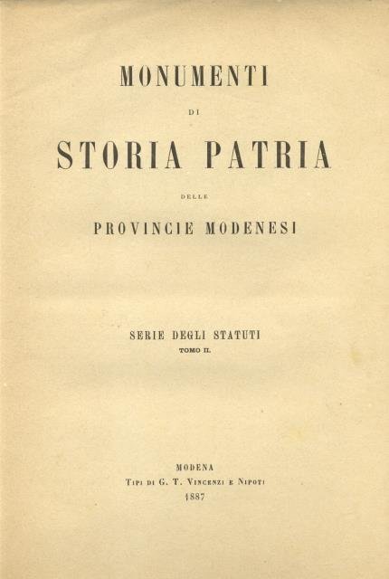 STATUTA CIVITATIS CARPI ANNO MCCCLIII.