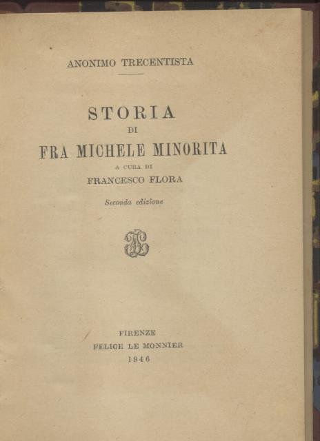 STORIA DI FRA MICHELE MINORITA.