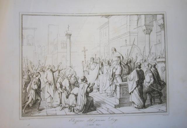 STORIA VENETA. Espressa in centocinquanta tavole inventate e disegnate da …