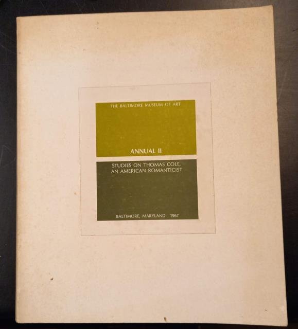 STUDIES ON THOMAS COLE, AN AMERICAN ROMANTICIST. Annua II.