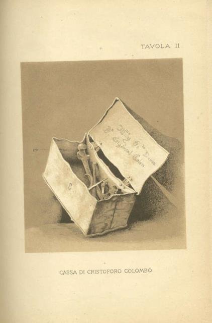 SULLA RECENTE SCOPERTA DELLE OSSA DI CRISTOFORO COLOMBO IN SAN …