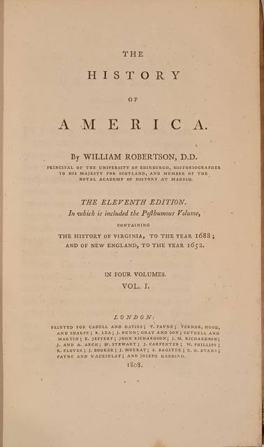 THE HISTORY OF AMERICA. The Eleventh Edition in which is …