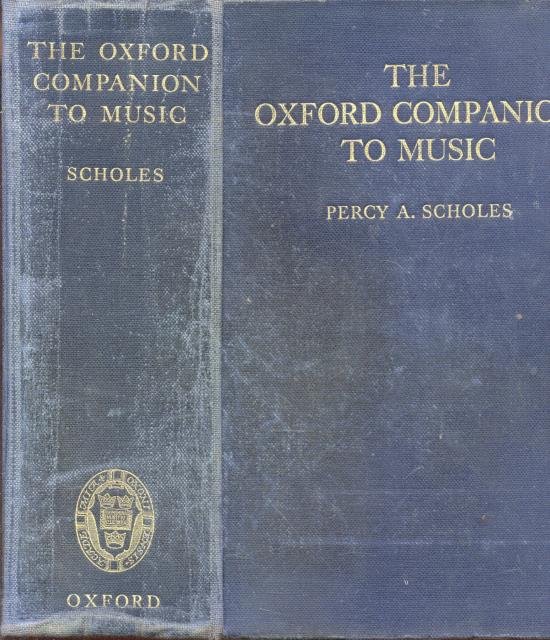 THE OXFORD COMPANION MUSIC. Self indexed and with a pronunciation …