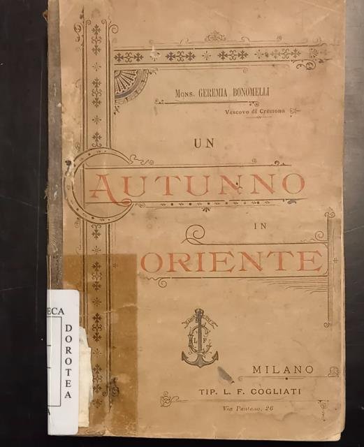 UN AUTUNNO IN ORIENTE.