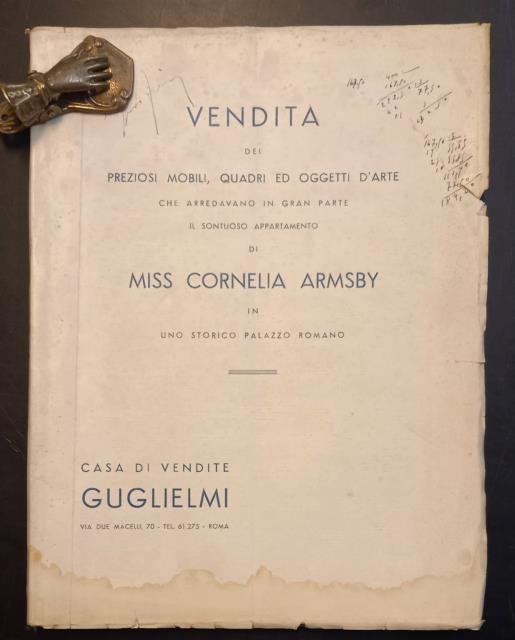 Vendita di preziosi, quadri ed oggetti d'arte che arredavano in …