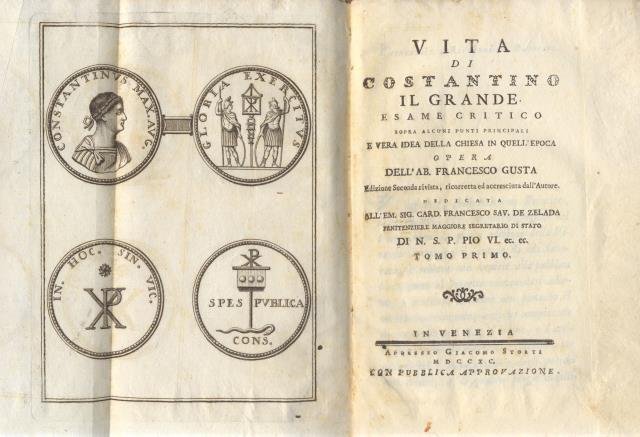 VITA DI COSTANTINO IL GRANDE. Esame critico sopra alcuni punti …