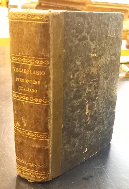 VOCABOLARIO PIEMONTESE - ITALIANO E ITALIANO - PIEMONTESE. Edizione quarta …