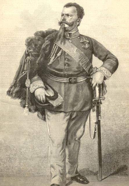 Xilografia raffigurante Vittorio Emanuele II tratto da "L'Illustrazione italiana", anno XI, n°23, 8 giugno 1884.