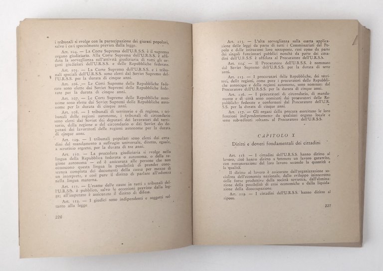 11 COSTITUZIONI a cura del Ministero per la Costituente 1946 …