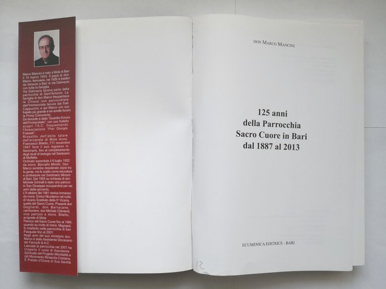 125 ANNI DELLA PARROCCHIA SACRO CUORE IN BARI 1887 2013 …