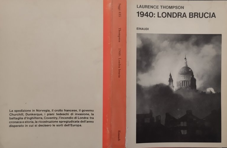 1940 LONDRA BRUCIA di L Thompson 1968 Einaudi Libro II …