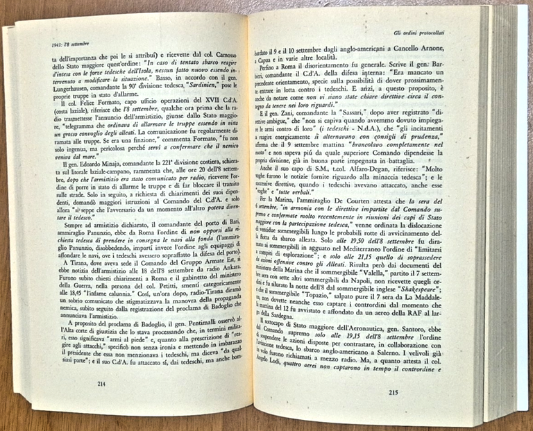 1943 L'8 SETTEMBRE di Ruggero Zangrandi 1967 Feltrinelli libro II …