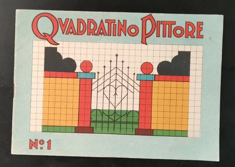 2 ALBI DA COLORARE QUADRATINO PITTORE editrice Piccoli anni '50 …