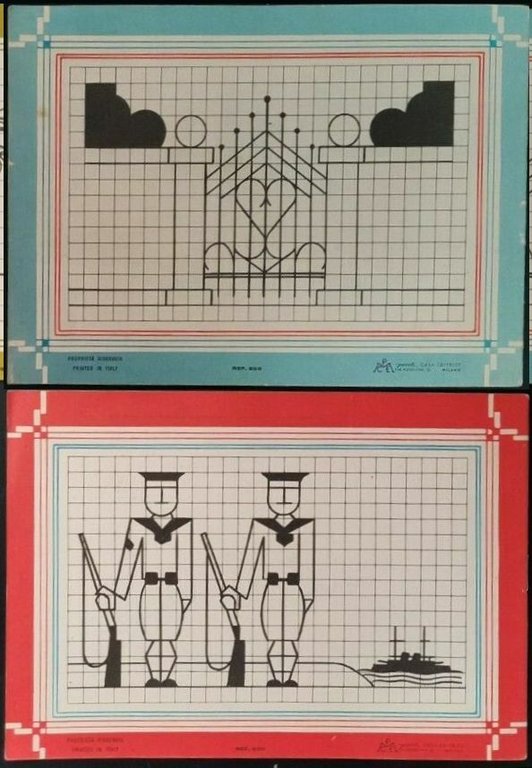2 ALBI DA COLORARE QUADRATINO PITTORE editrice Piccoli anni '50 …