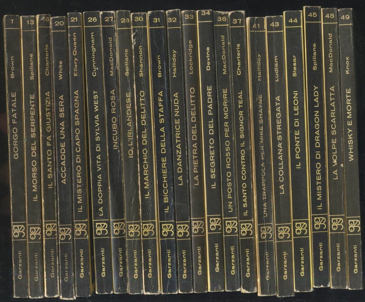 21 GIALLI GARZANTI dal 7 1964 al 49 1966 lista …