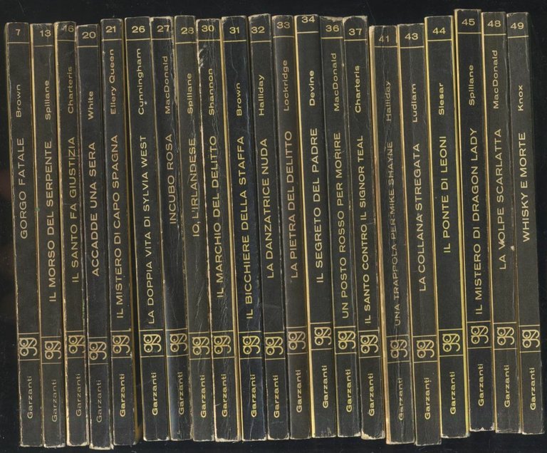21 GIALLI GARZANTI dal 7 1964 al 49 1966 lista … | Immagine Gallery 1