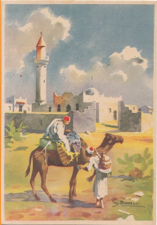 3 CARTOLINE Lotteria di Tripoli 1939 Illustrate S Bonelli Vintage …