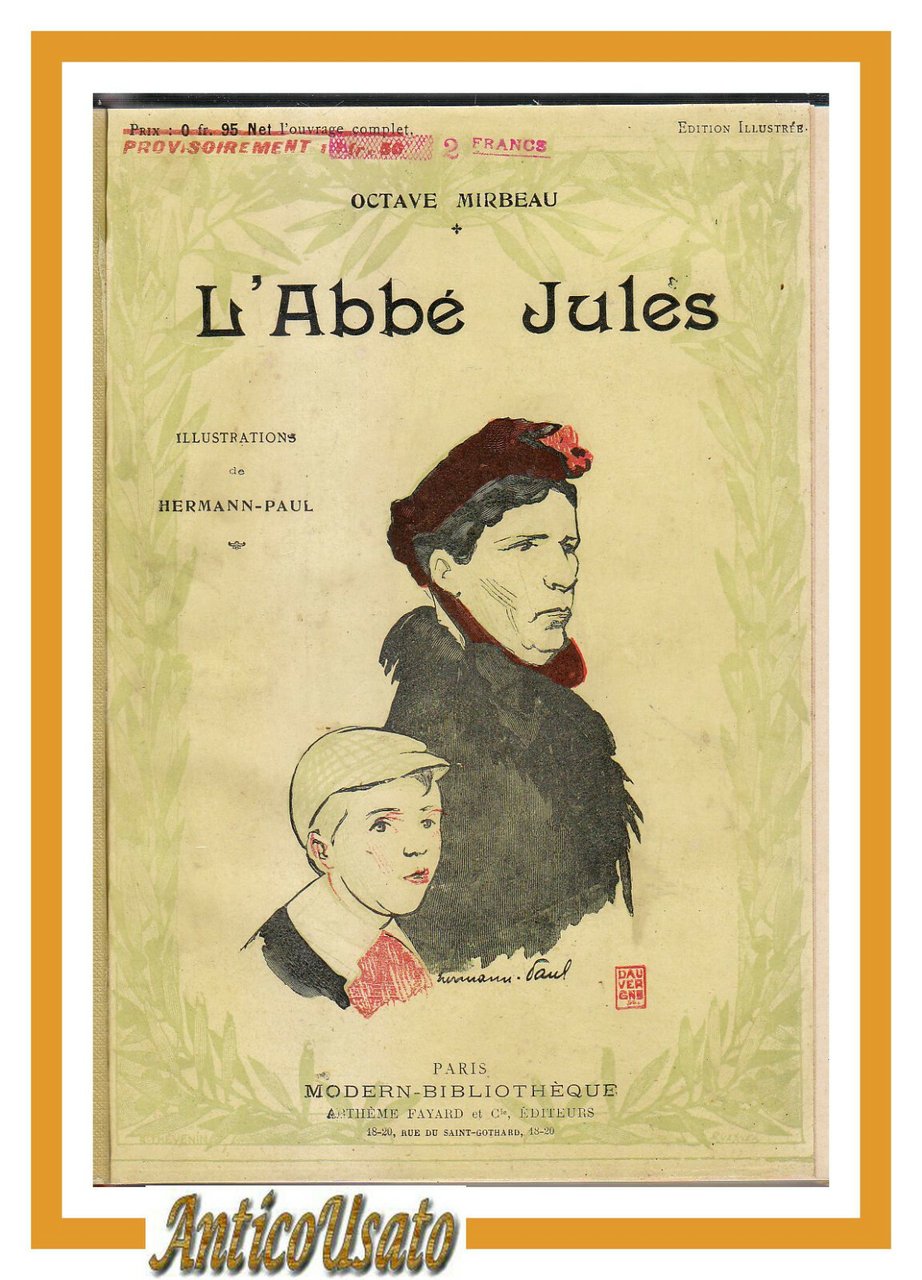 4 ROMANZI antichi in francese di Mirbeau Bazin Lavedan Anatole …