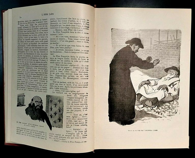 4 ROMANZI antichi in francese di Mirbeau Bazin Lavedan Anatole …