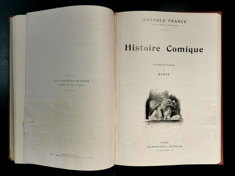 4 ROMANZI antichi in francese di Mirbeau Bazin Lavedan Anatole …