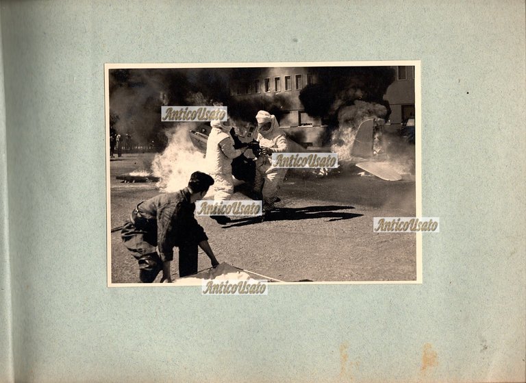 5° CORSO ANTINCENDI Capannelle 1956 Album fotografie Pompieri Vigili del …