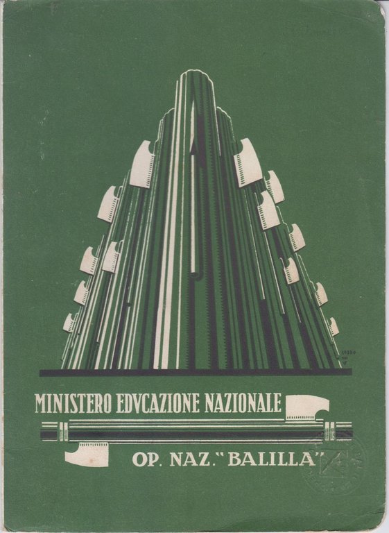 5 PAGELLE SCOLASTICHE FASCISTE Opera Nazionale Balilla 1931 1936 ONB …