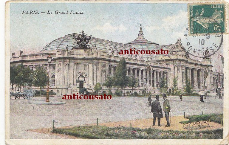 6 CARTOLINE ANTICHE PARIS Parigi viaggiate animata postcard carte postale …