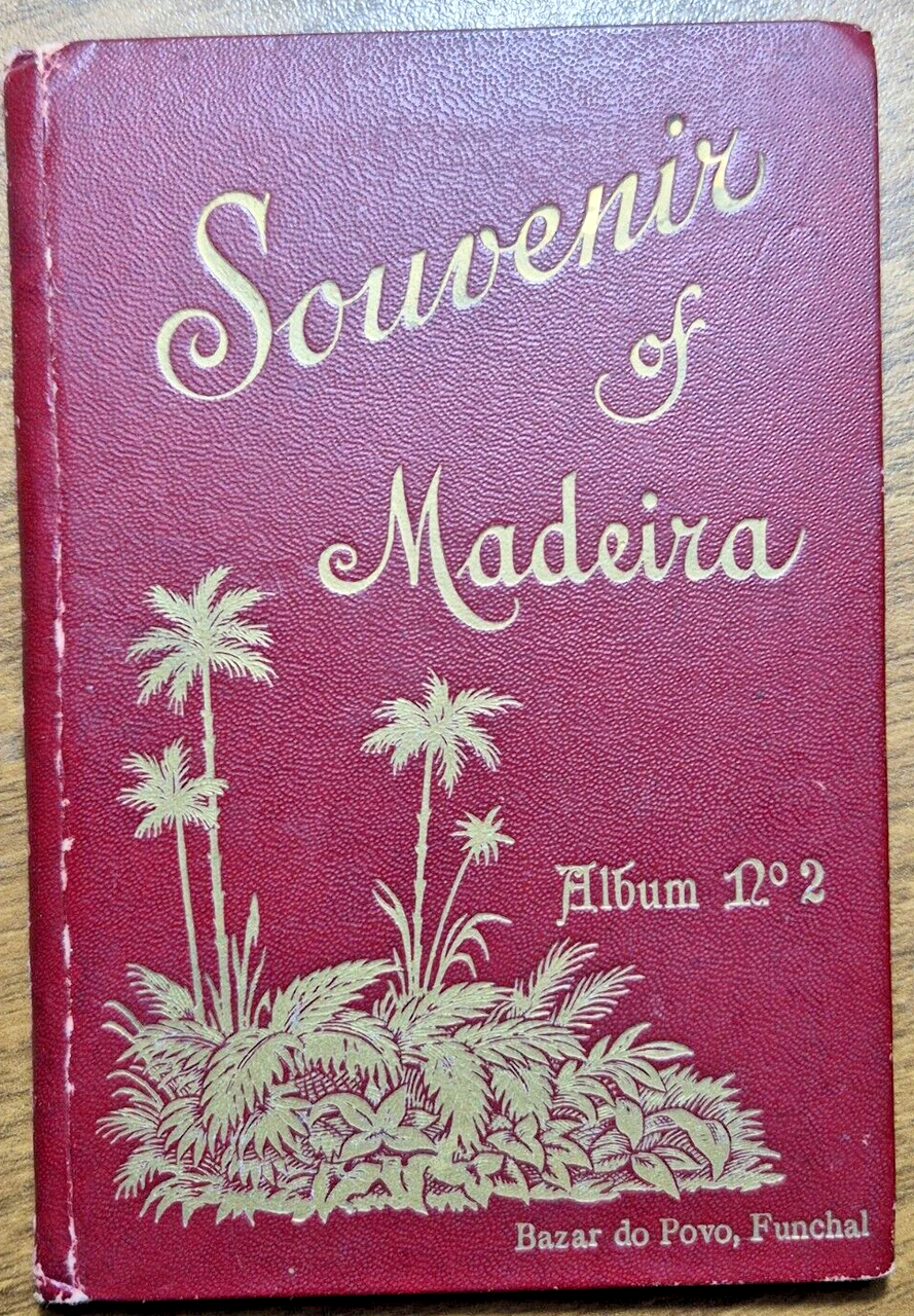 6 CARTOLINE SOUVENIR OF MADEIRA album number 2 Bazar Do …