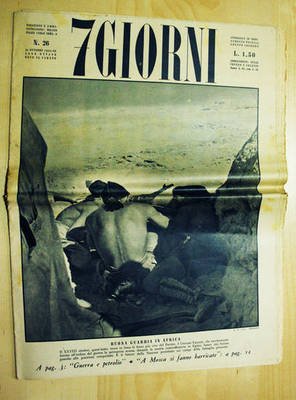 7 giorni rivista sette 24 ottobre 1942 militaria II guerra …