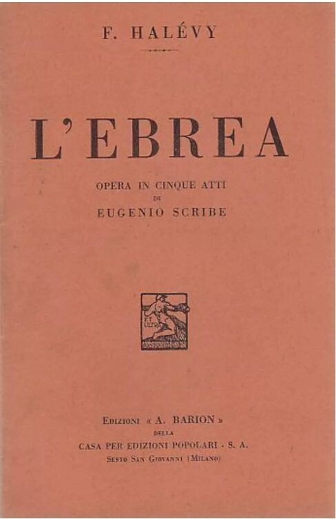 8 Libretti d'opera 1931 BARION Rossini Bellini Wagner Meyerbeer HALÉVY …