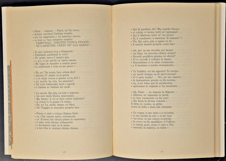 A RRETU 'LLA NUVEJA NC'È LU SULE di Rocco Cataldi …