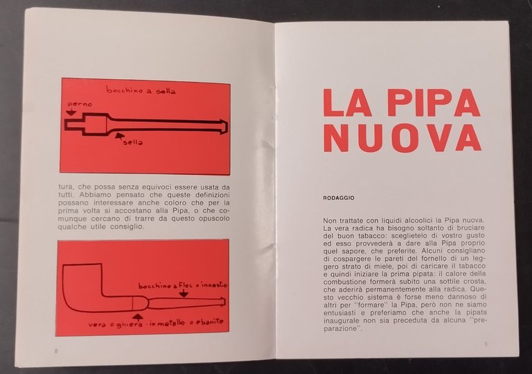 ABC DELLA PIPA di Ramazzotti Montefameglio 1967 Rivista Club supplemento