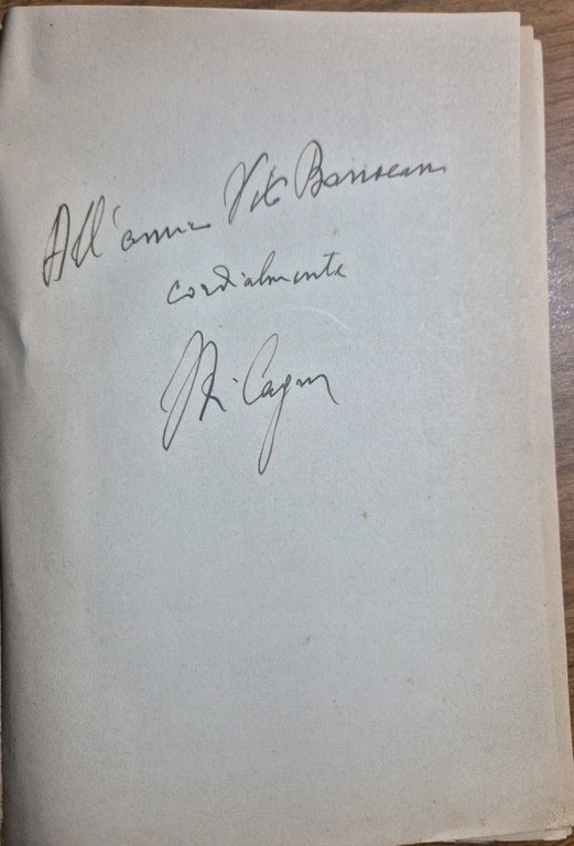 ACQUANNE POZZE CANDE Vito Antonio Di Cagno 1951 Resta Poesie …