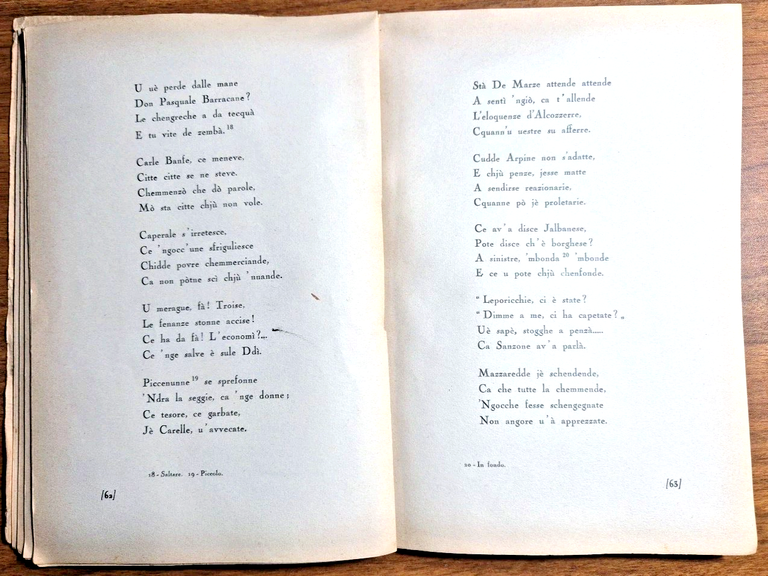 ACQUANNE POZZE CANDE Vito Di Cagno 1951 AUTOGRAFATO Resta Poesie … | Immagine Gallery 5