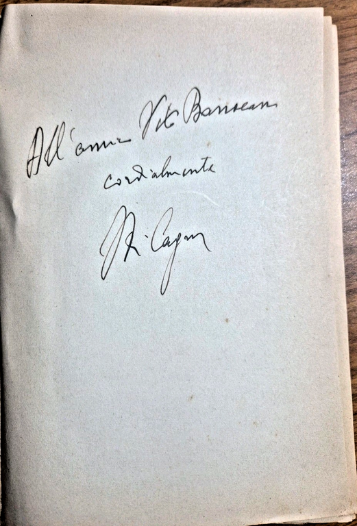 ACQUANNE POZZE CANDE Vito Di Cagno 1951 AUTOGRAFATO Resta Poesie … | Immagine Gallery 8