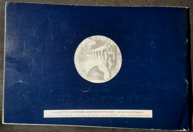 ACQUEDOTTO PUGLIESE depliant libretto brochure pubblicitario 1978 fiera Levante