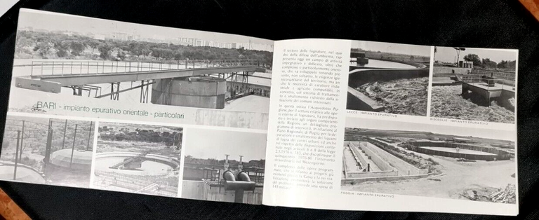 ACQUEDOTTO PUGLIESE depliant libretto brochure pubblicitario 1978 fiera Levante